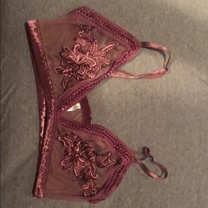 Purple bralette